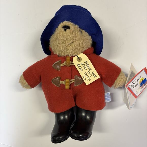 Paddington Bear 14" Plush Doll Eden Vintage. New With Tags. Clean. Looks Great. - Picture 1 of 16